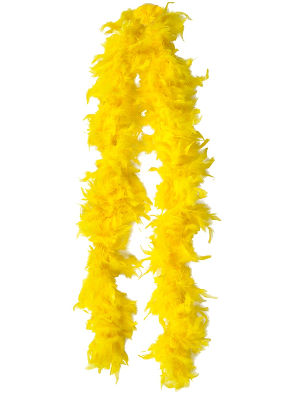 Dozen Yellow 72" Feather Boas 20's Show Girl Cabaret Dancer Costume Accessory